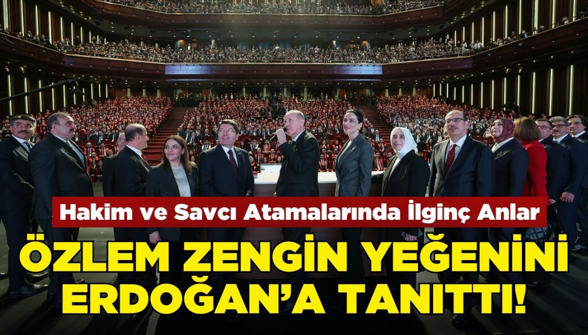 AK Partili Zengin Hakim ve Savcı Atamalarında Yeğenini Erdoğan’a Gösterdi!