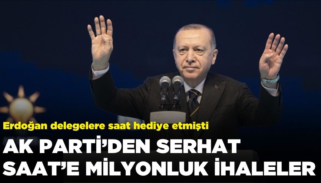 Erdoğan Delegelere Saat Hediye Etmişti, O Firma AK Partili Belediyelerden Milyonlarca Liralık İhale Almış