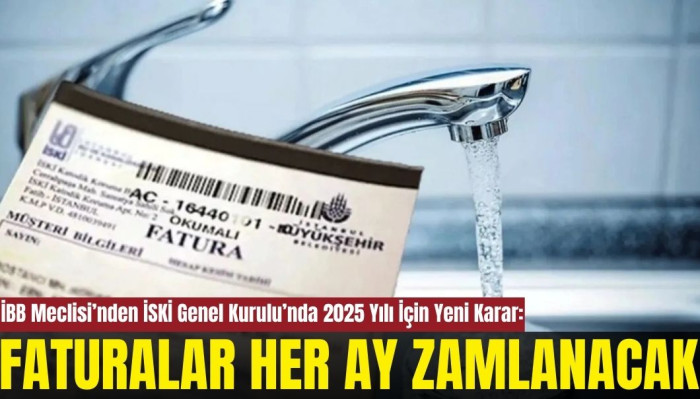 İstanbul'da Suya Zam: Faturalar Her Ay Zamlanacak