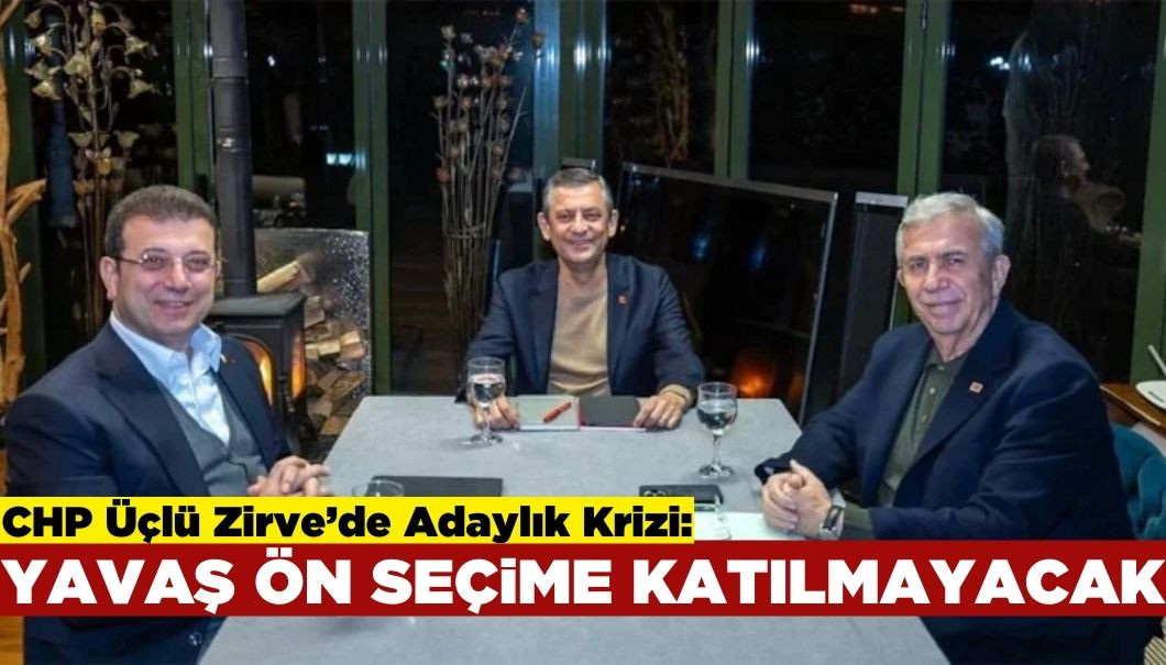 Mansur Yavaş CHP’de Ön Seçime Katılmayacak