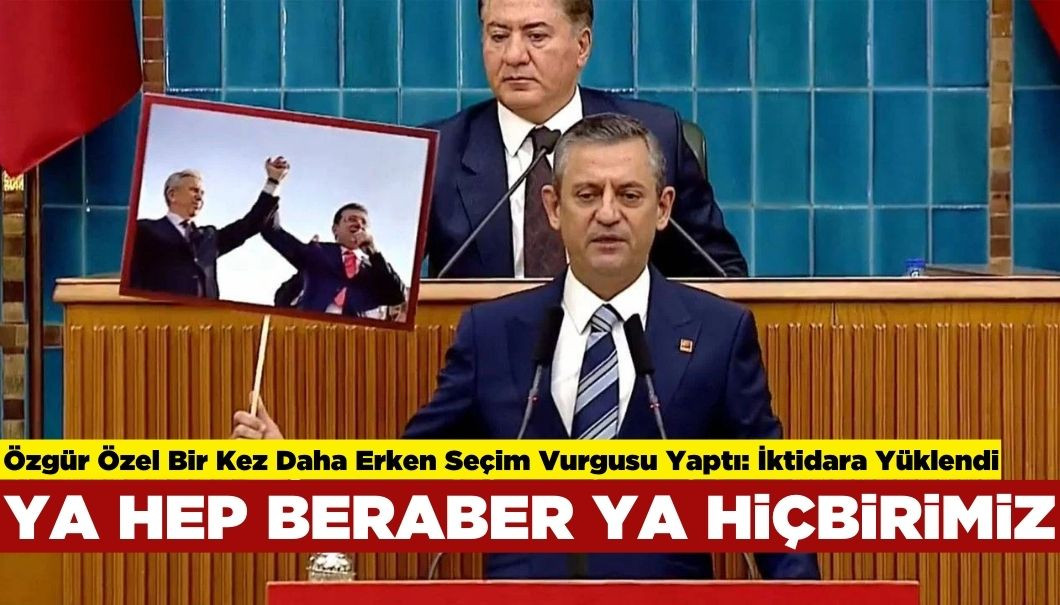 Özel İmamoğlu ve Yavaş'ın Fotoğrafını Gösterdi: Ya Hep Beraber Ya Hiçbirimiz!